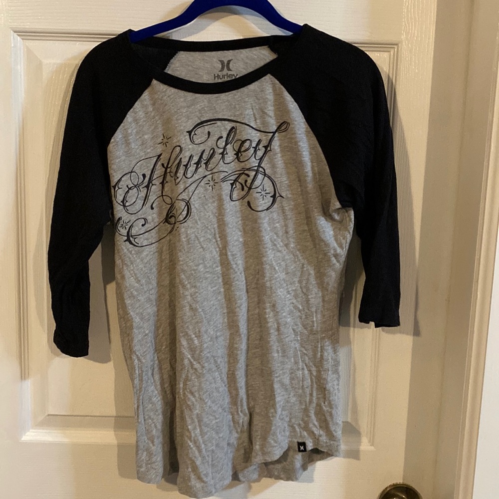 Hurley baseball tee large